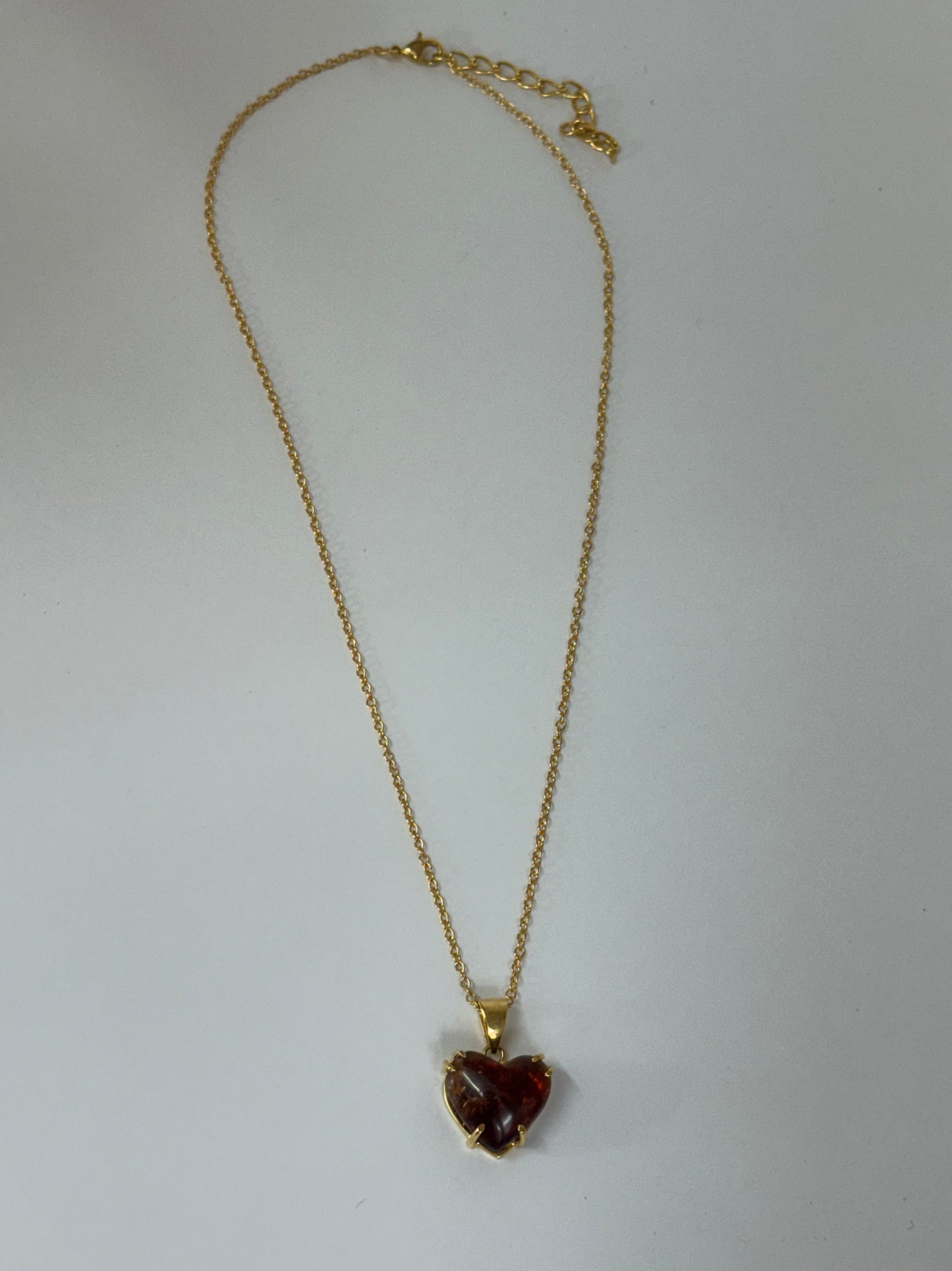 Collier Cœur d’Ambre