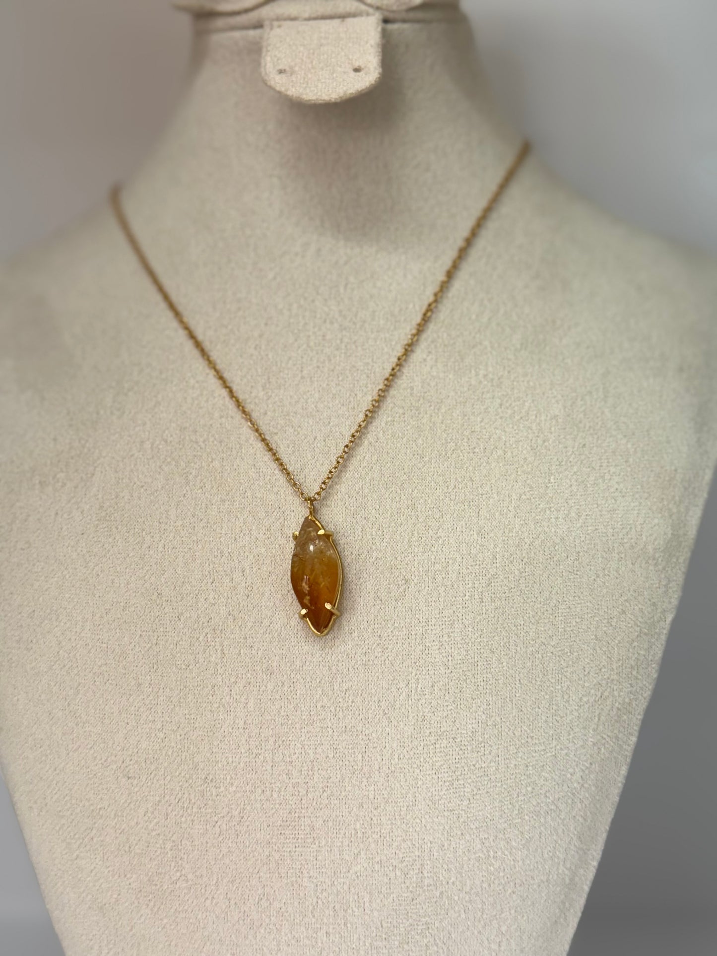 Collier Flamme Dorée