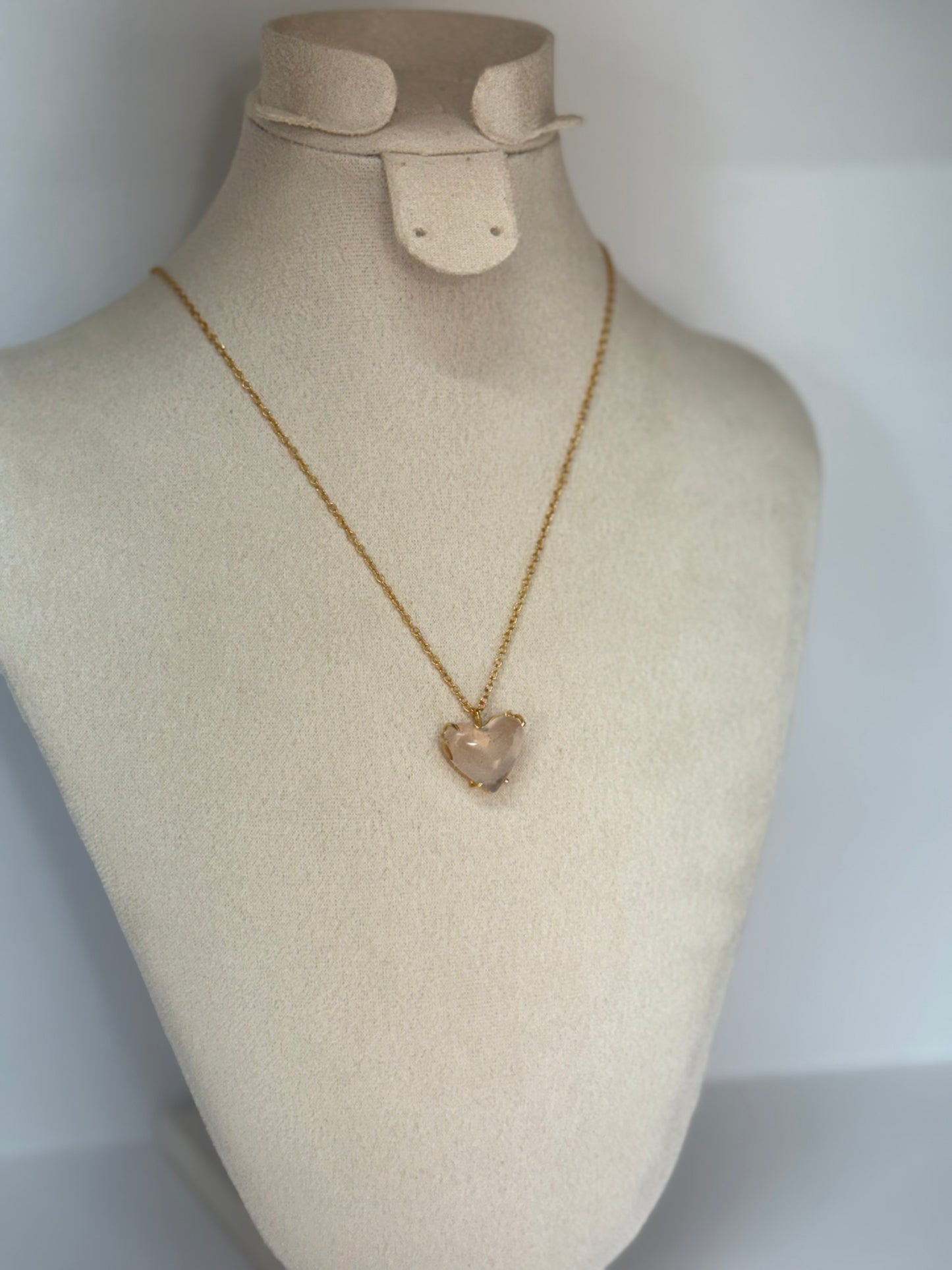 Collier Cœur de Quartz