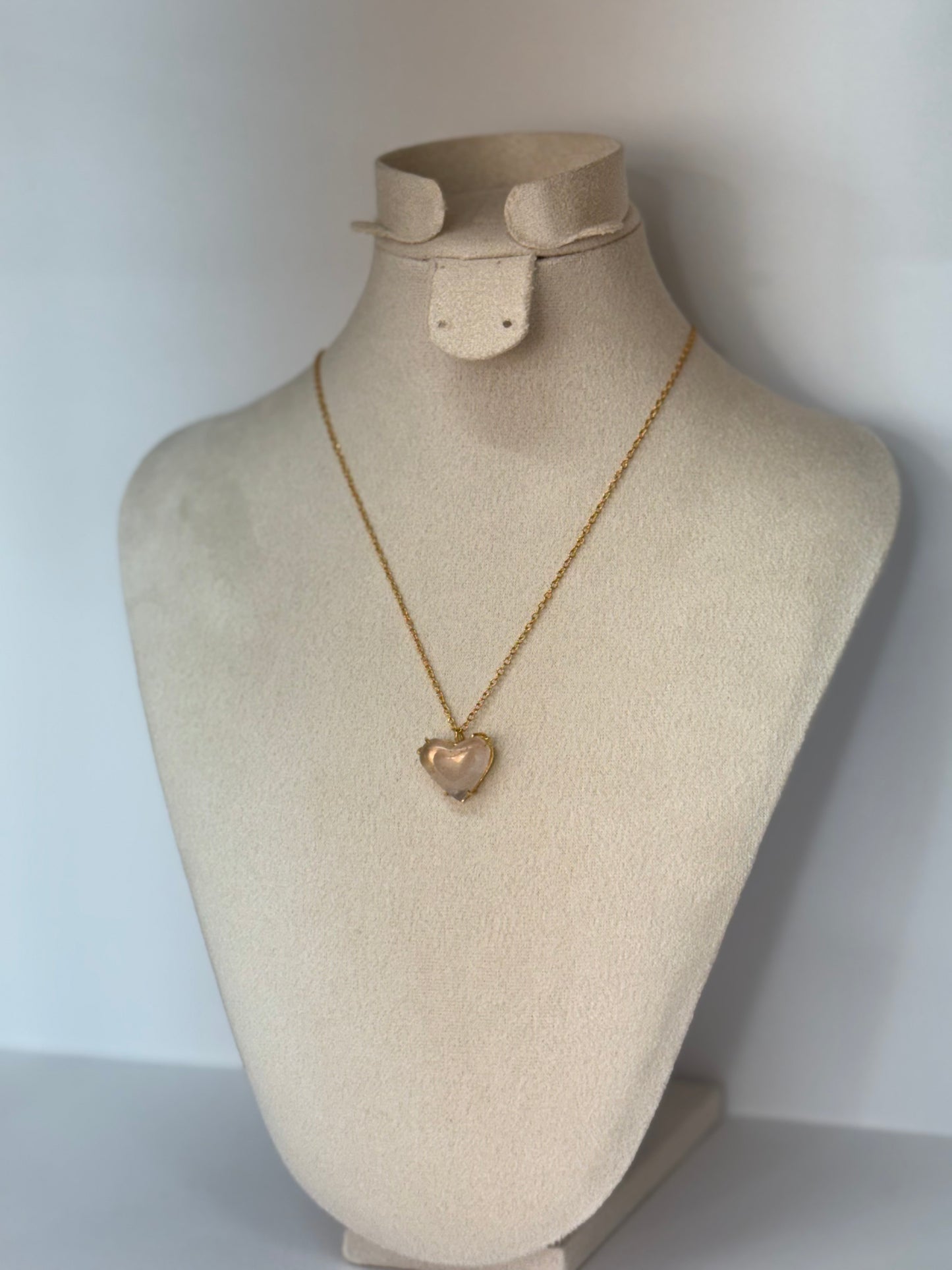 Collier Cœur de Quartz
