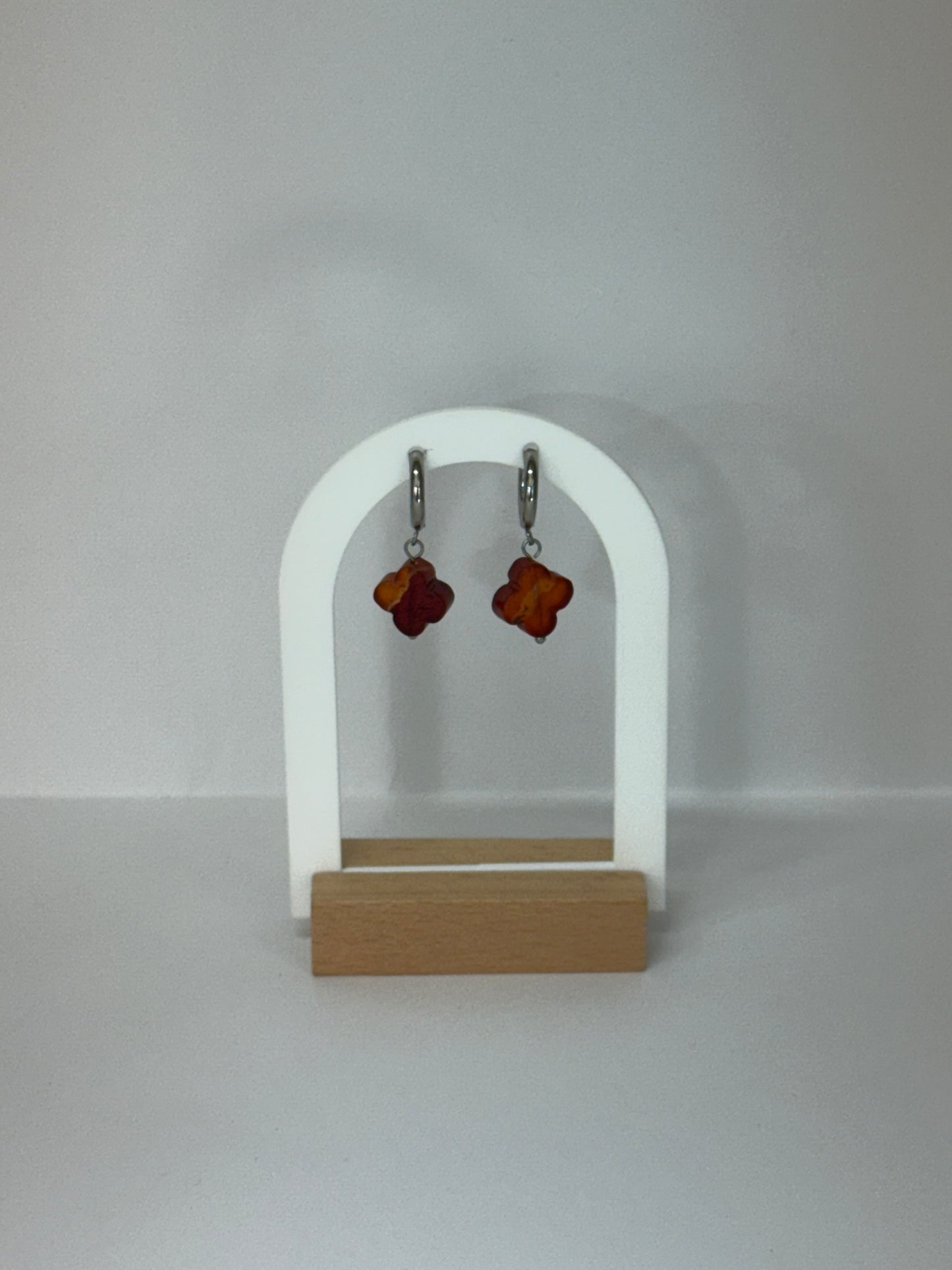Boucles d’oreilles Fleur d’Ambre