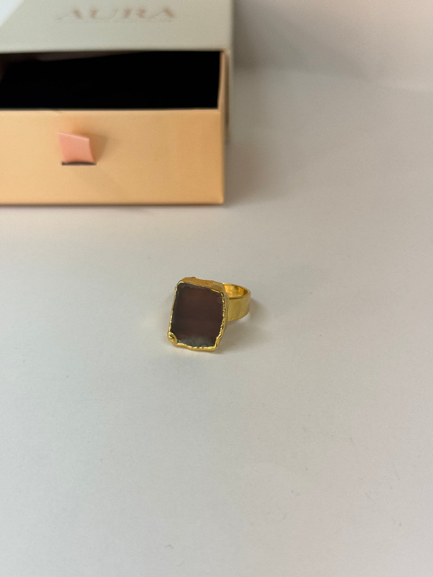 Bague Écorce Dorée