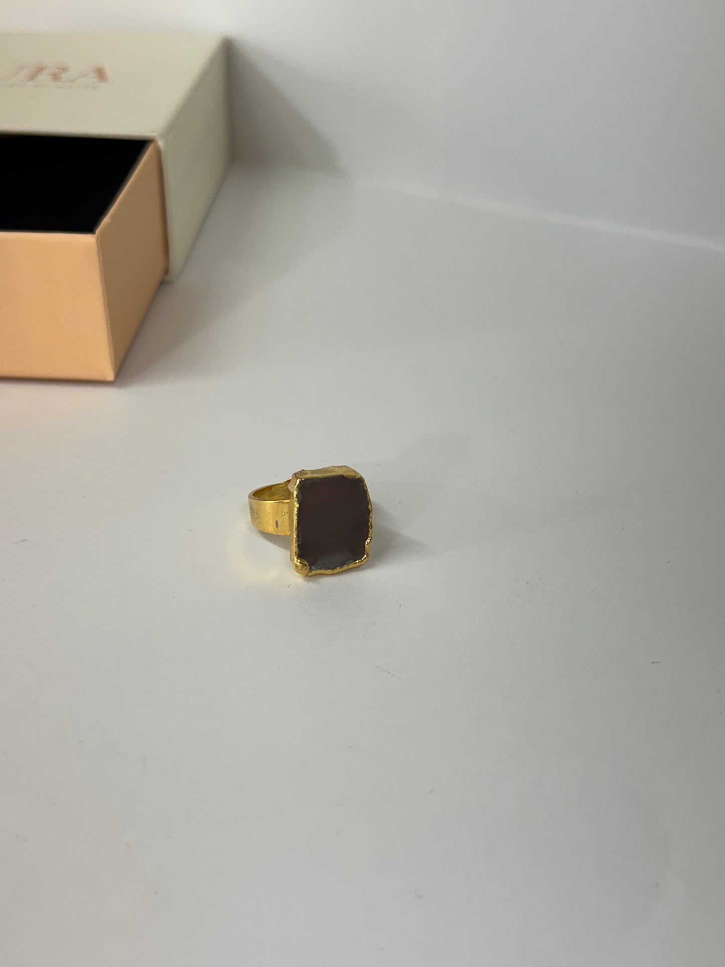 Bague Écorce Dorée