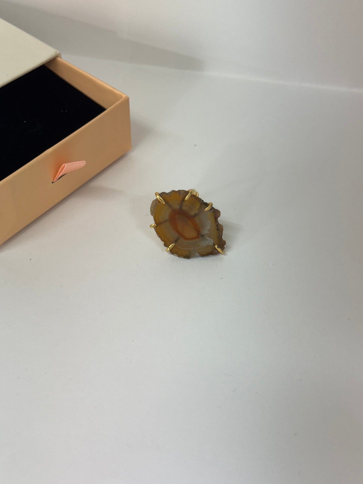Bague Soleil Fossile