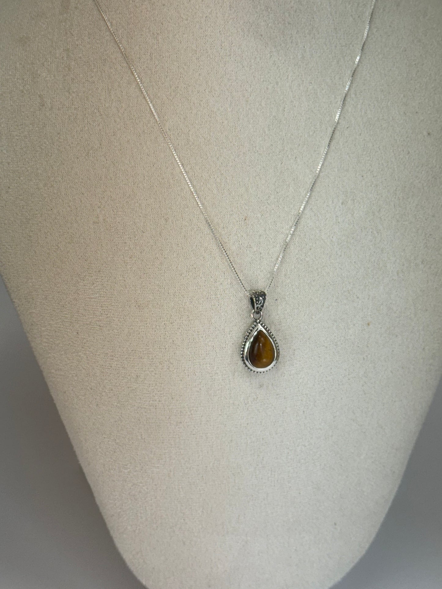 Pendentif Œil de Tigre nature