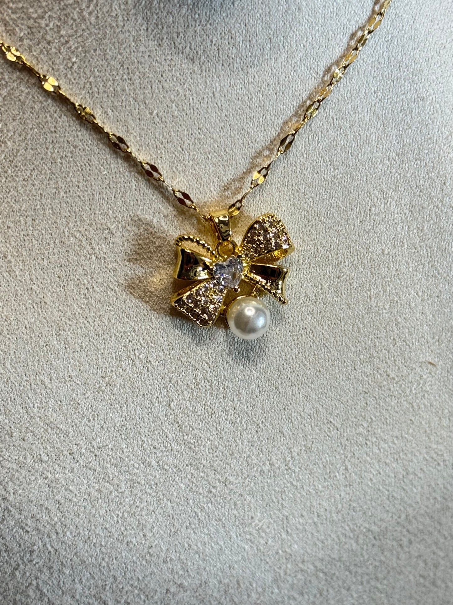Collier Noeud de Perle