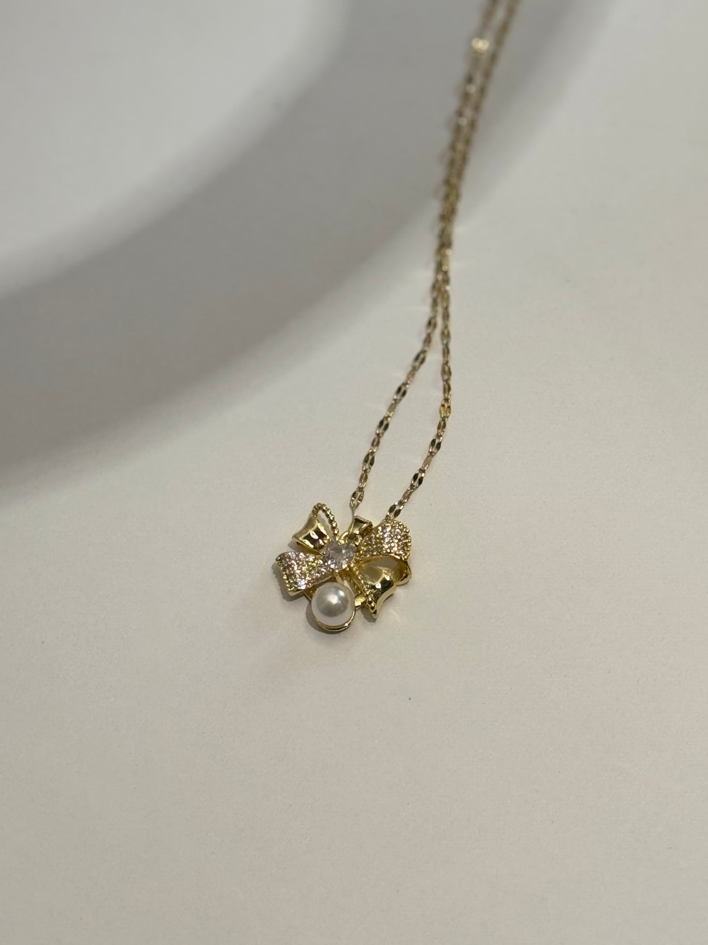 Collier Noeud de Perle