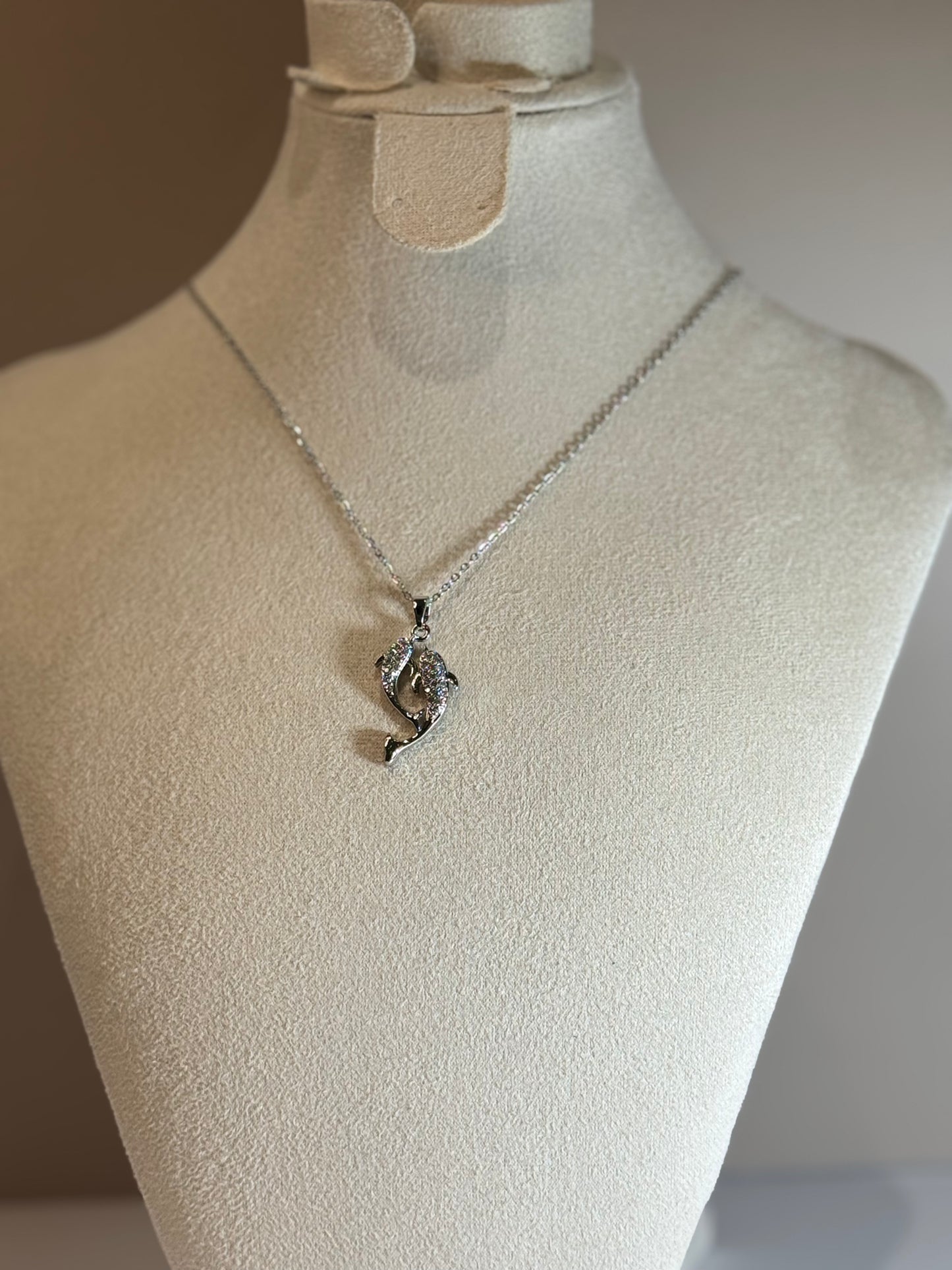 Collier Duo Marin Argenté