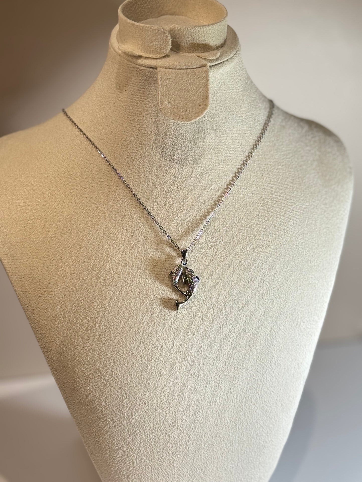 Collier Duo Marin Argenté