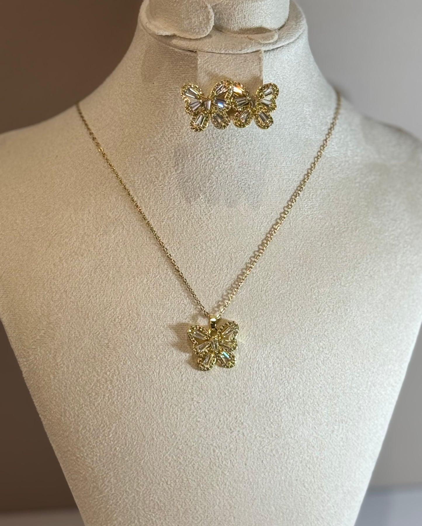 Parure Papillon de Feu