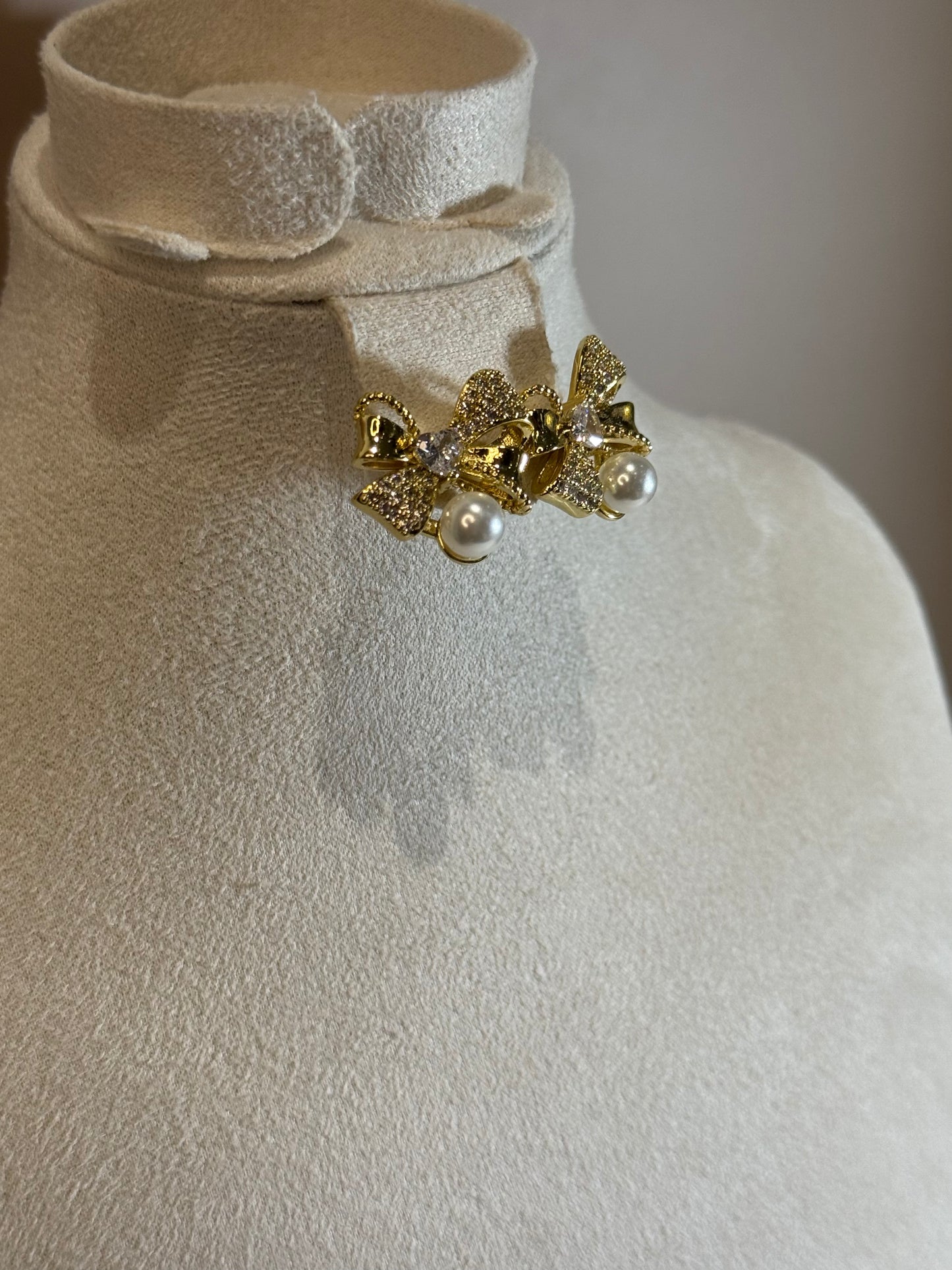 Boucles d'oreilles Noeud de Perle