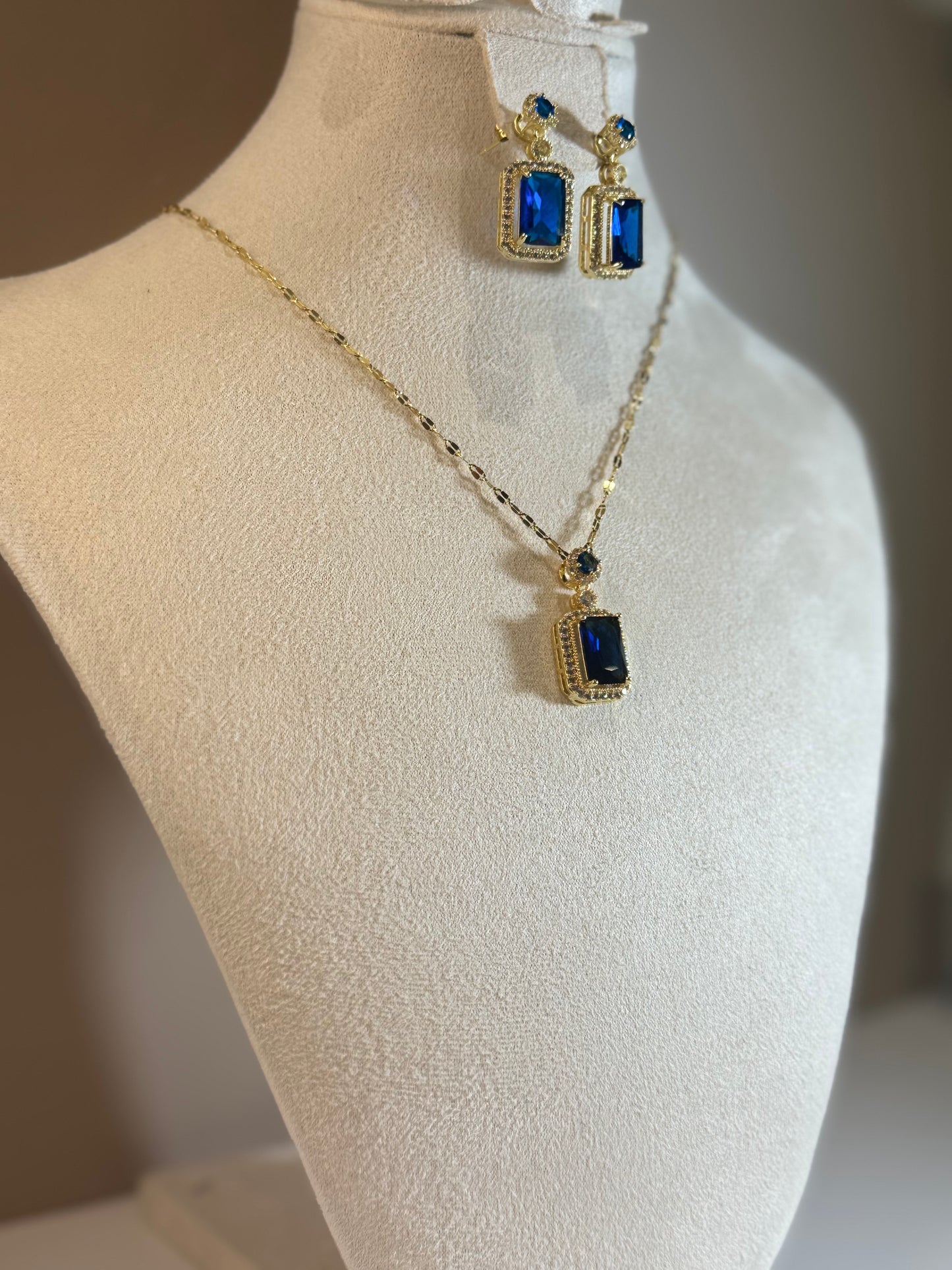 Parure Bleu Majestueux