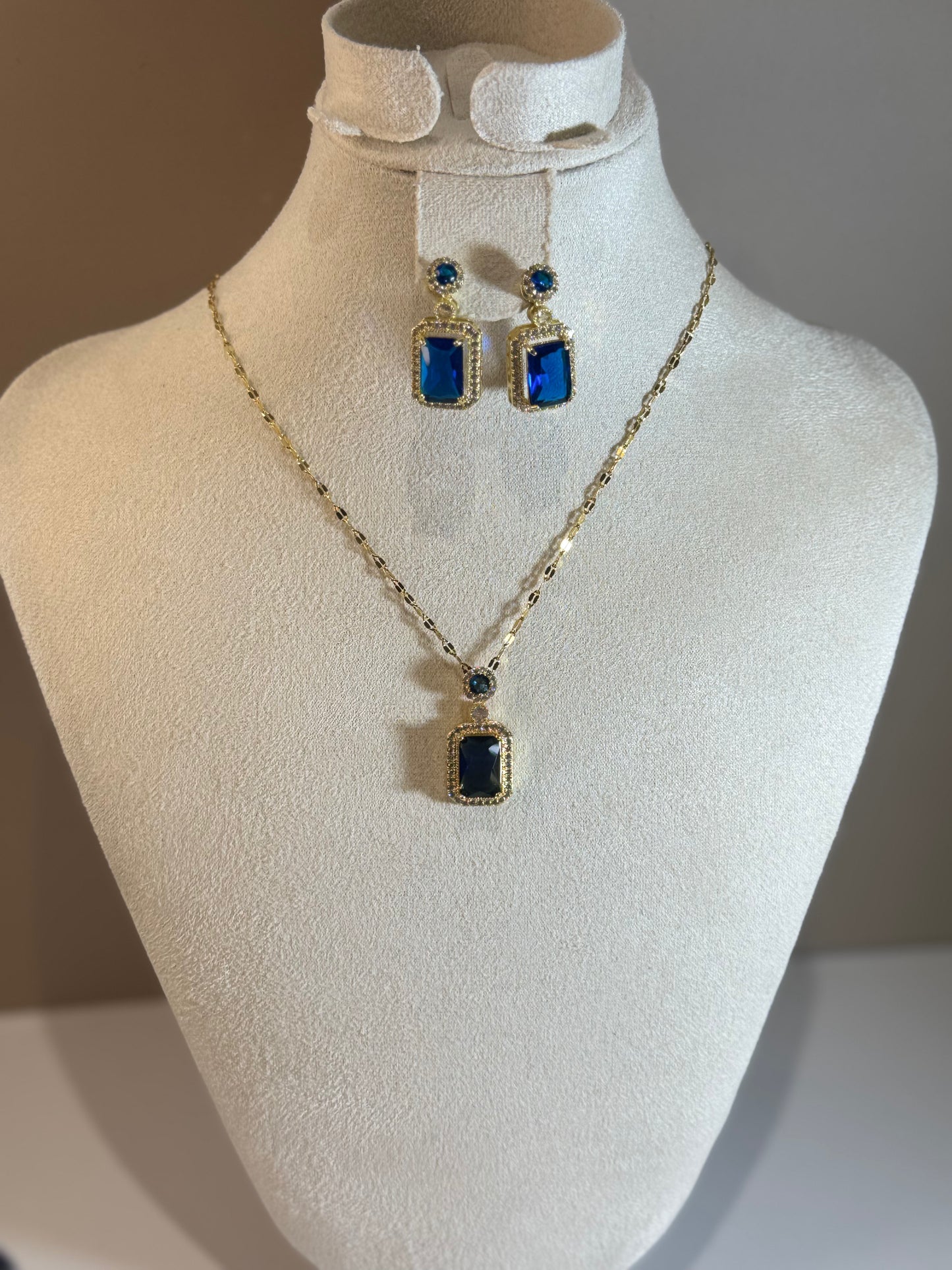 Parure Bleu Majestueux