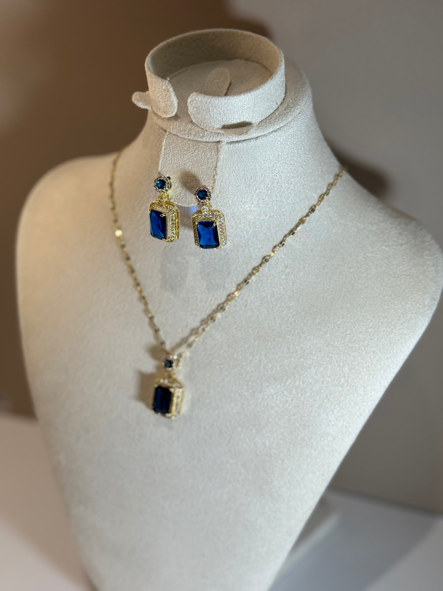 Parure Bleu Majestueux