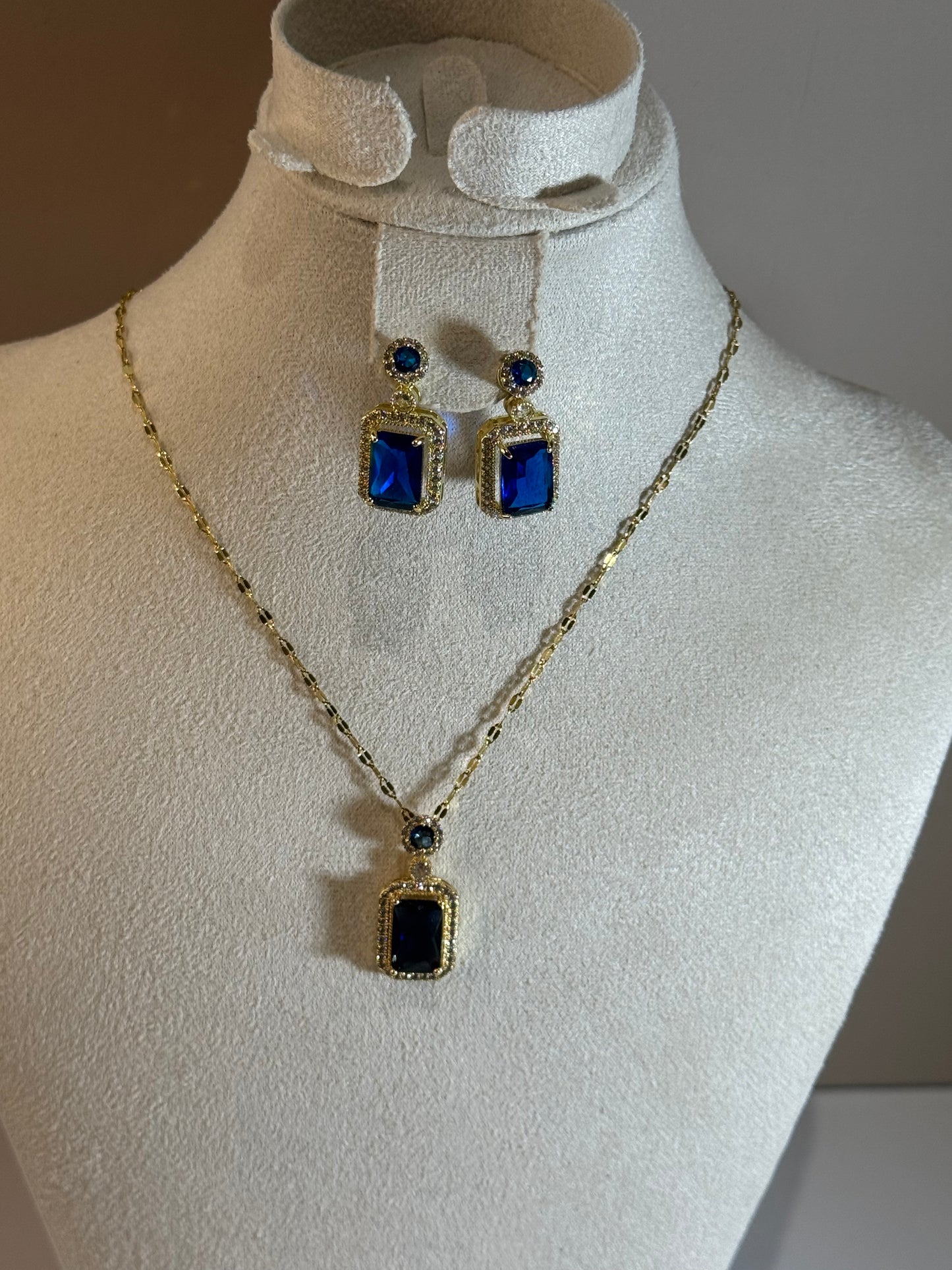 Parure Bleu Majestueux