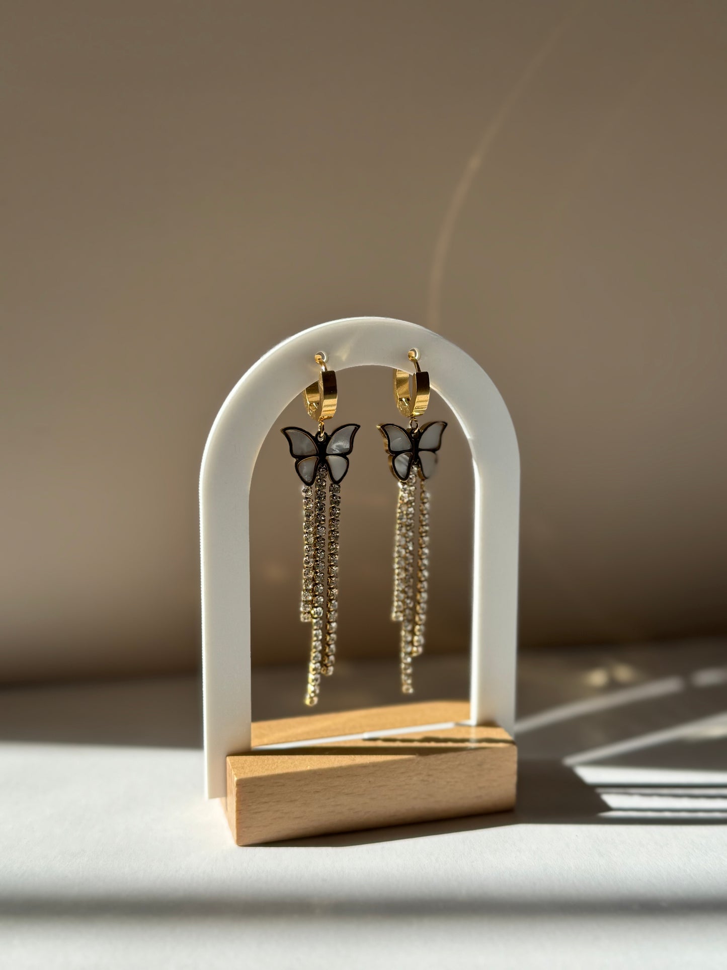 Boucles d'oreilles Papillon Élégance
