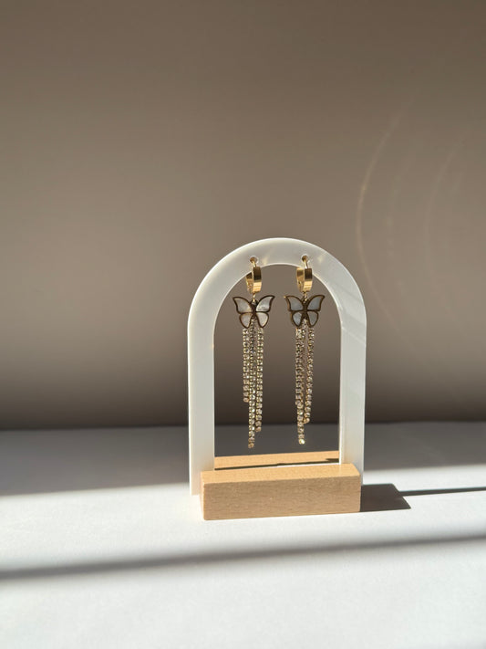 Boucles d'oreilles Papillon Élégance