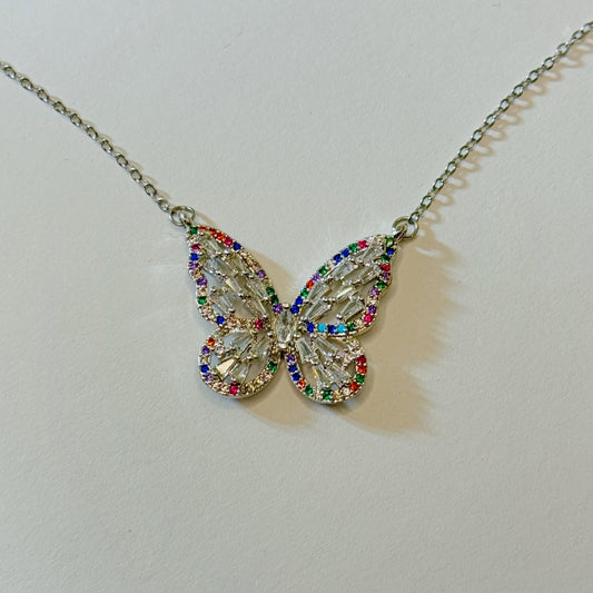 Collier Papillon Céleste