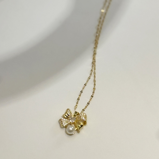 Collier Noeud de Perle