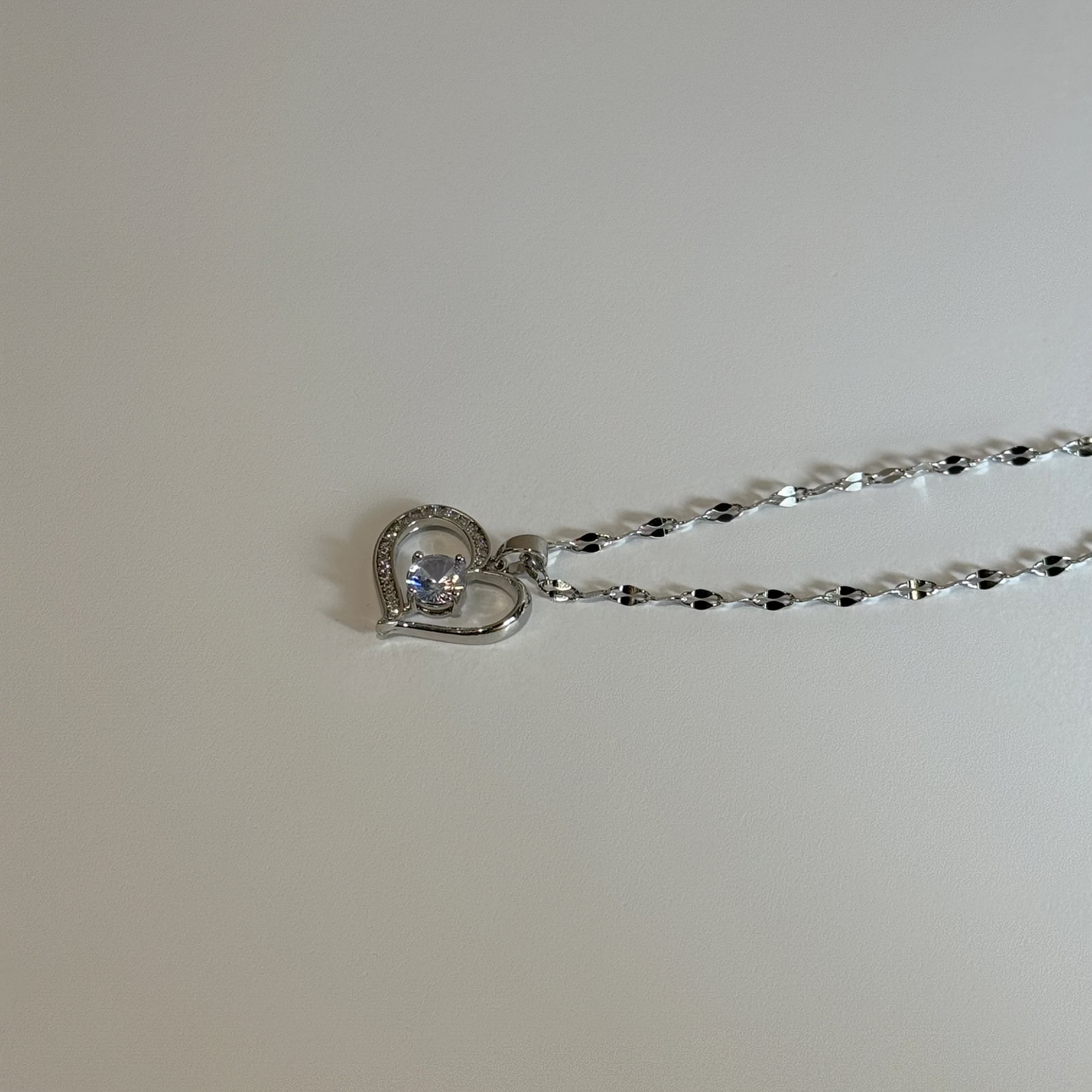 Collier Amour Argenté
