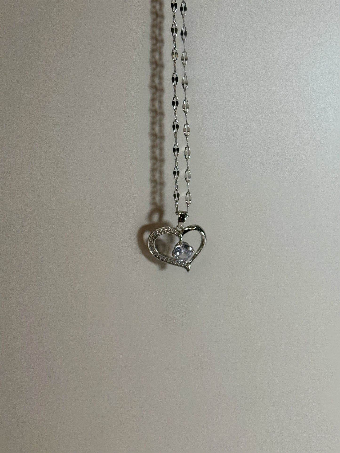 Collier Amour Argenté