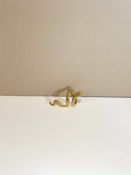 Bague Serpent Dorée