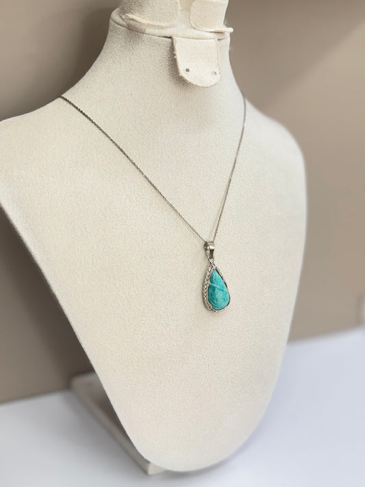 Collier Goutte d’Amazonite
