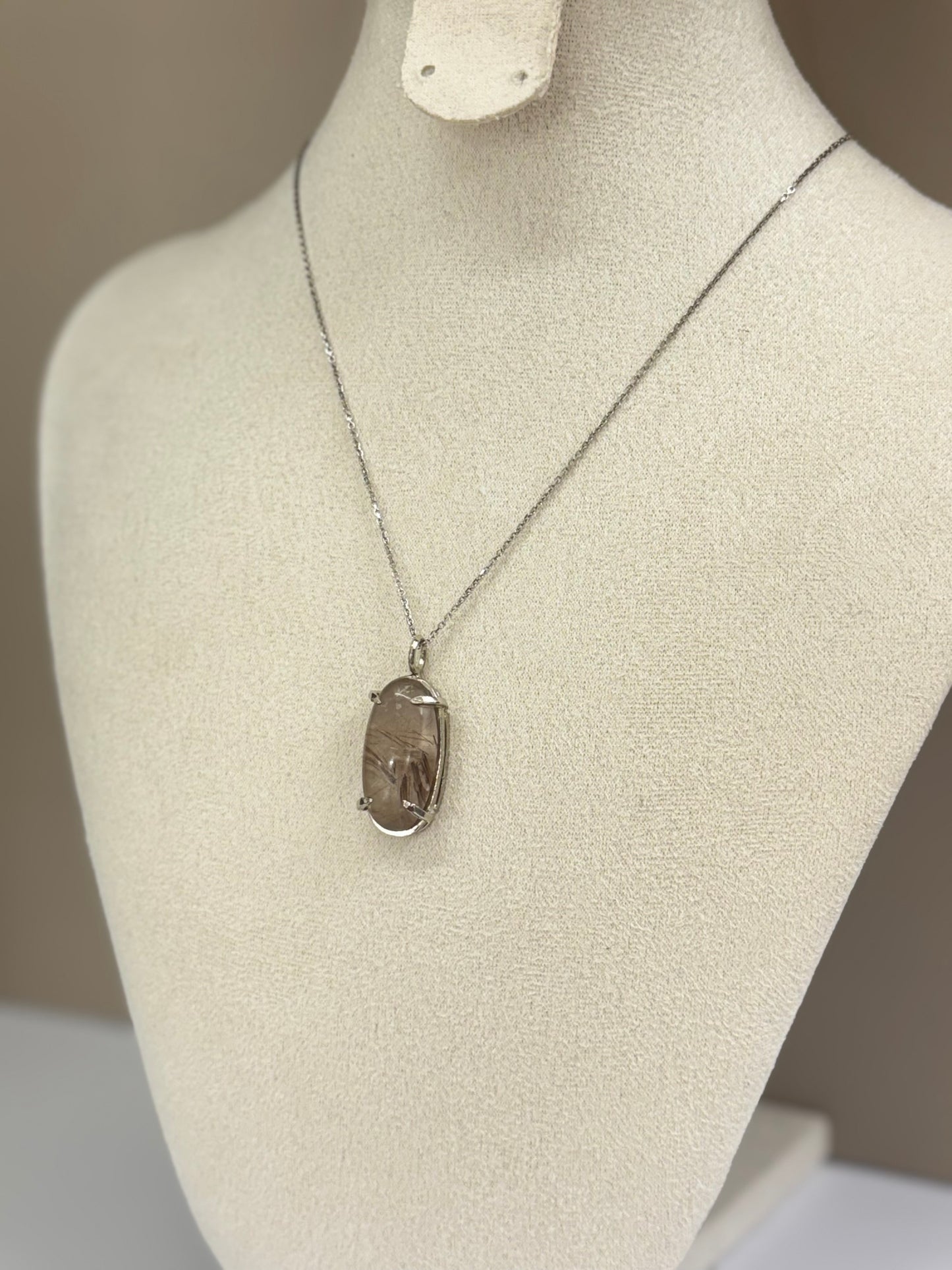 Collier Lumière Intérieure (Quartz rutile)