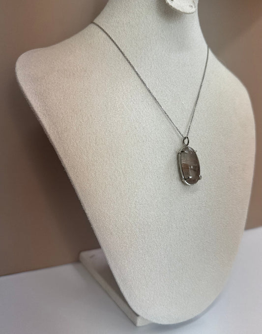 Collier Lumière Intérieure (Quartz rutile)