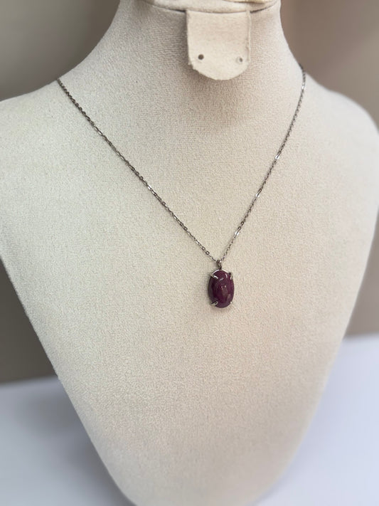 Collier Flamme Royale (Rubis)