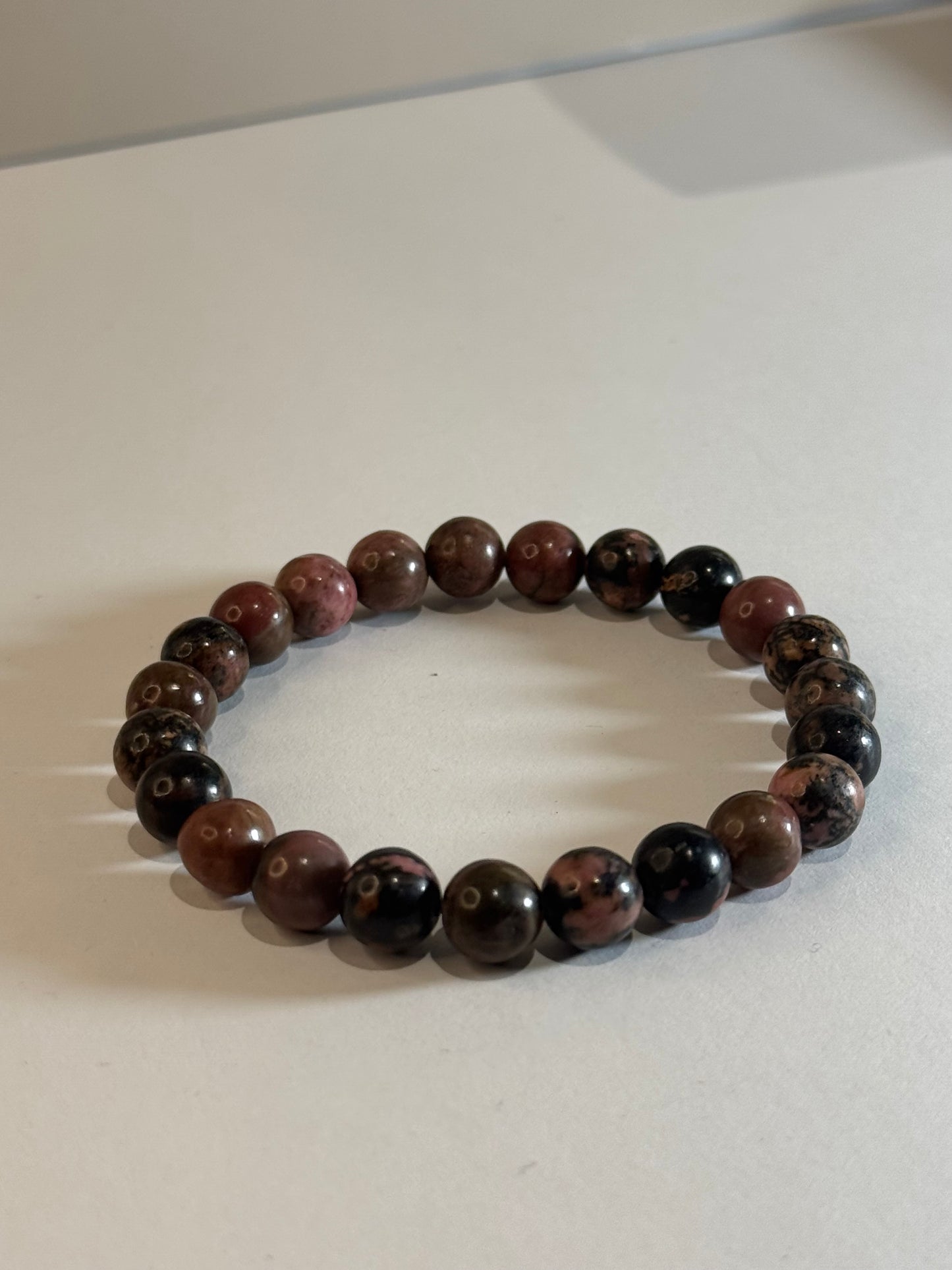 Bracelet Cœur d’Équilibre (Rhodonite)