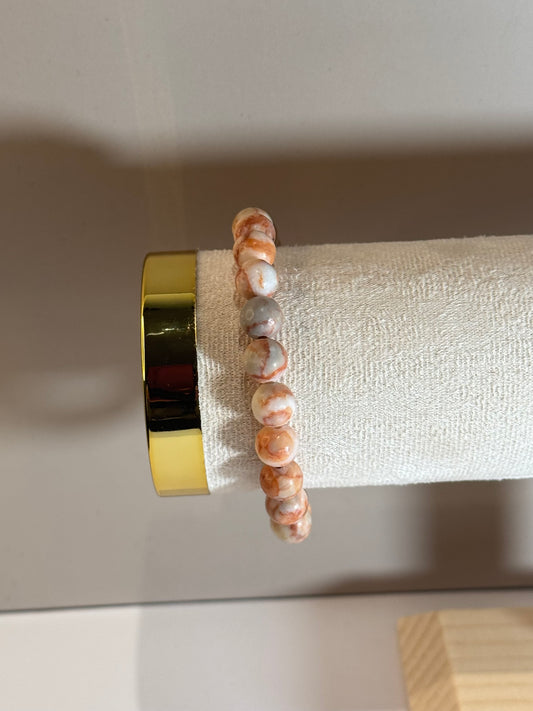 Bracelet Terre d’Artiste (Jaspe Picasso)