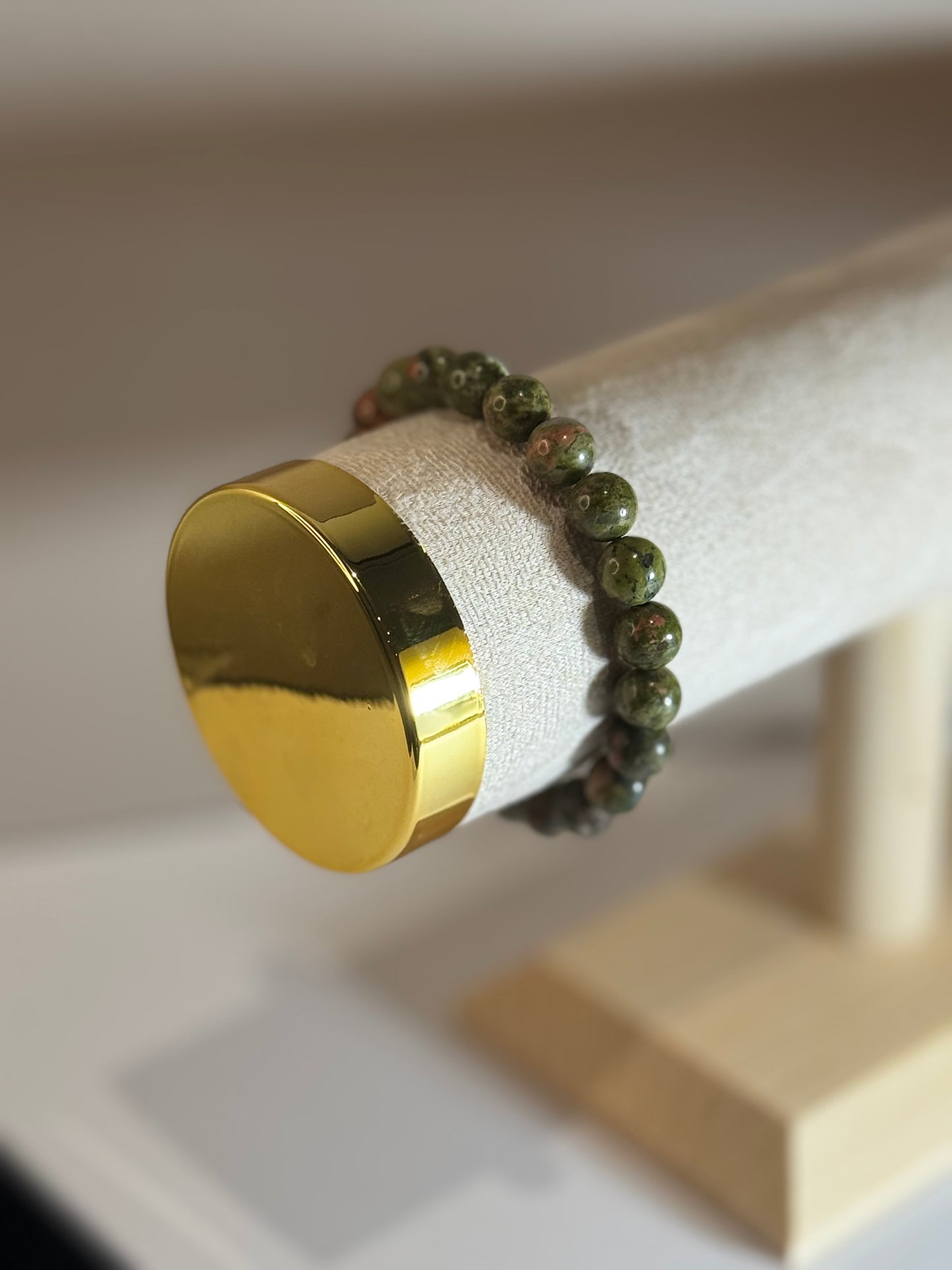 Bracelet Forêt Intérieure (Unakite)