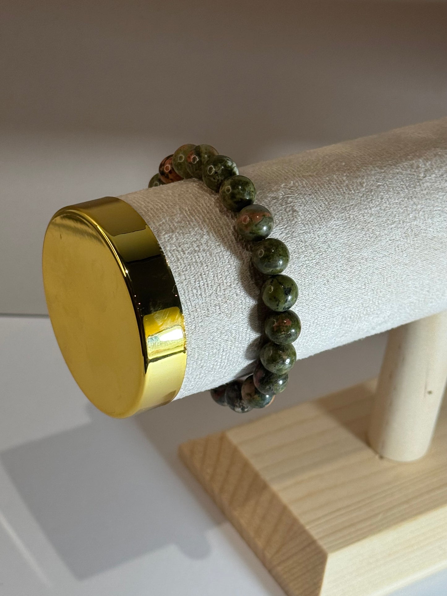 Bracelet Forêt Intérieure (Unakite)