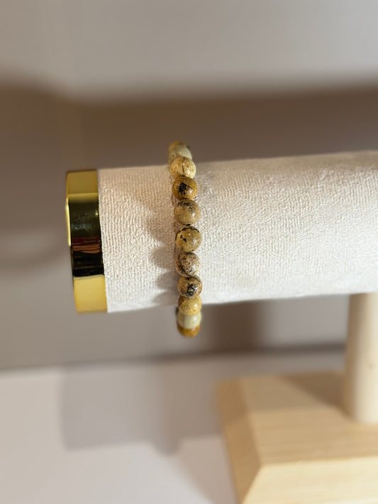 Bracelet Terre Silencieuse (Jaspe)