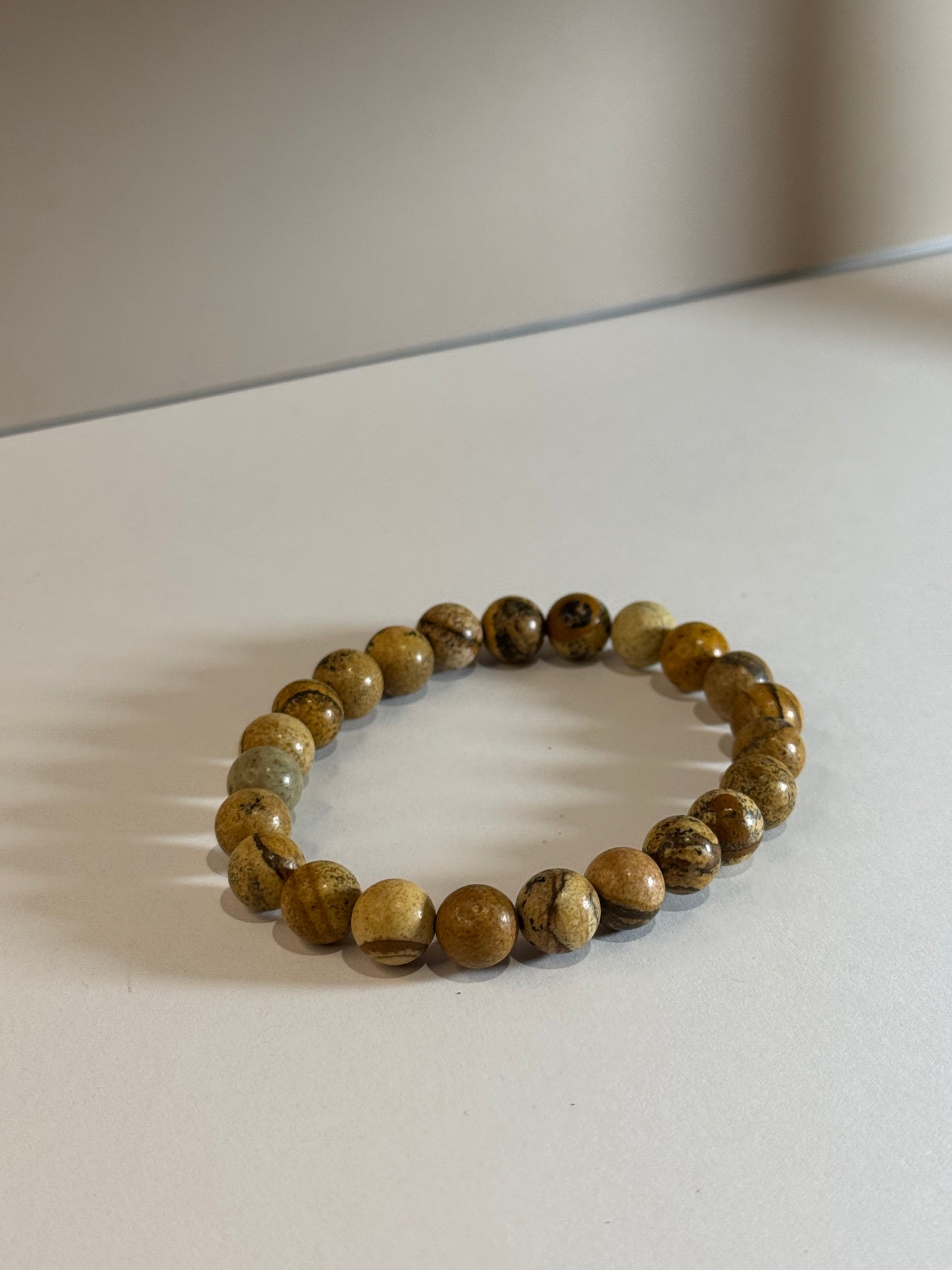Bracelet Terre Silencieuse (Jaspe)
