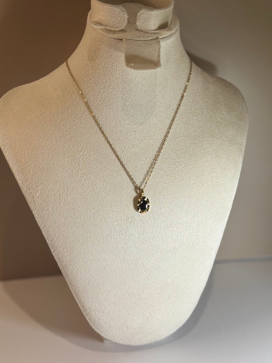 Collier Saphir Étoilé