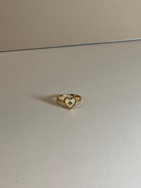 Bague Cœur Étoilé