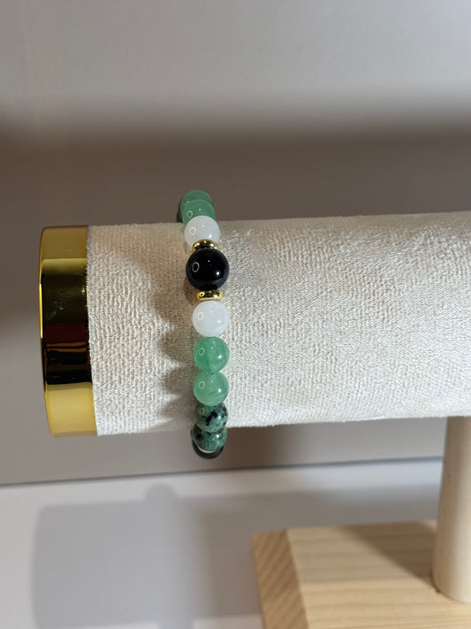 Bracelet Harmonie Émeraude