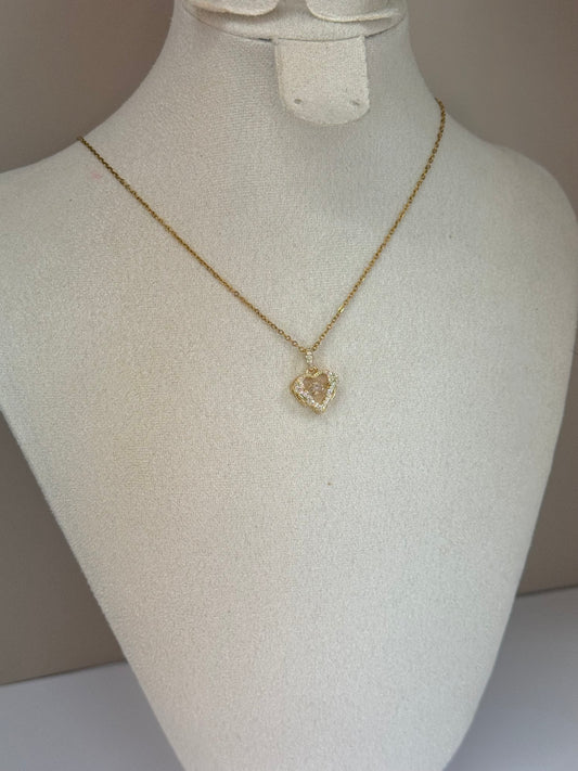 Collier Cœur Cristallin