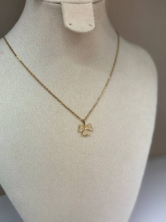 Collier Papillon Doré