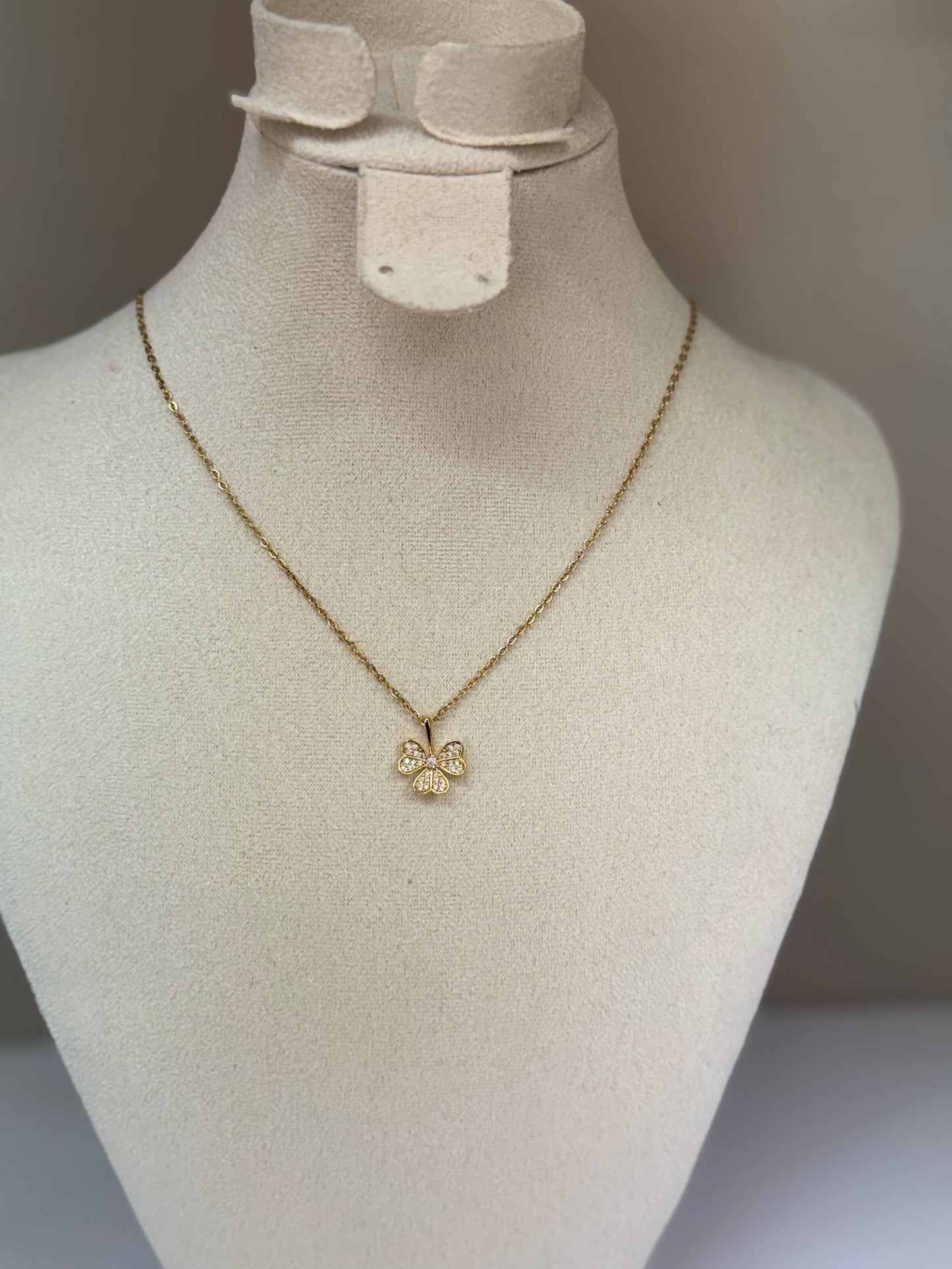 Collier Papillon Doré
