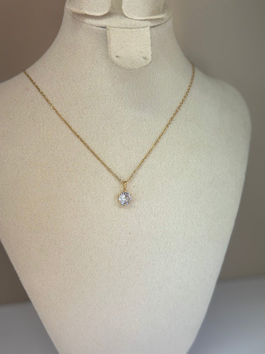 Collier Éclat Solitaire