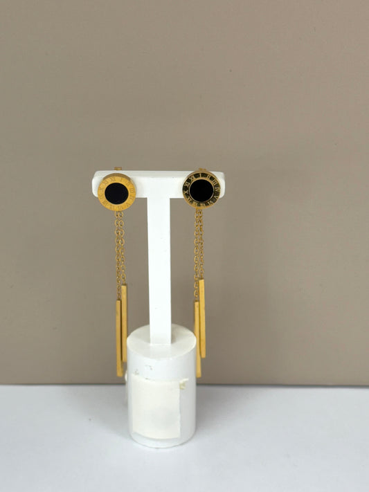 Boucles d’Oreilles Éclipse Noire