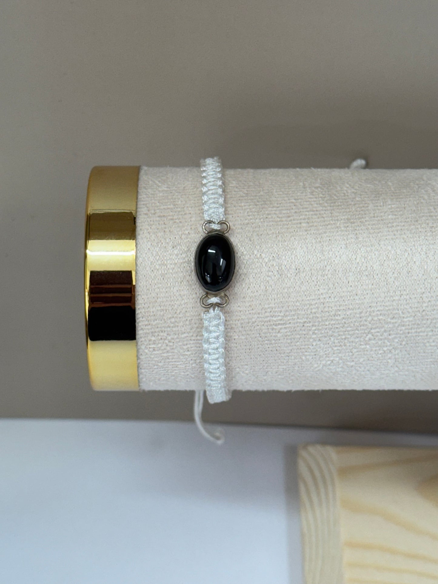 Bracelet Force Intérieure (Onyx Noire)