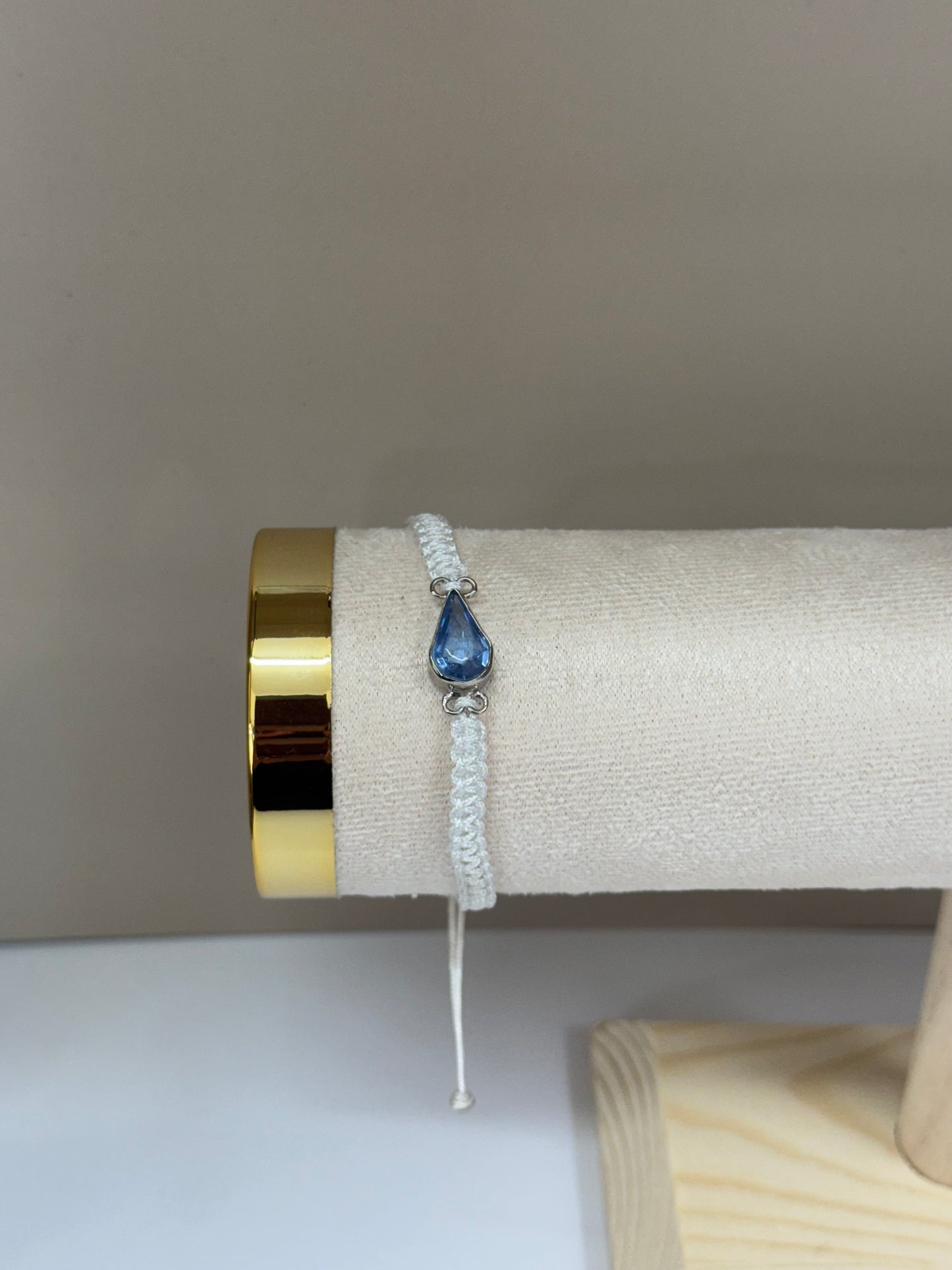 Bracelet Goutte de Ciel (Topaze Bleue)