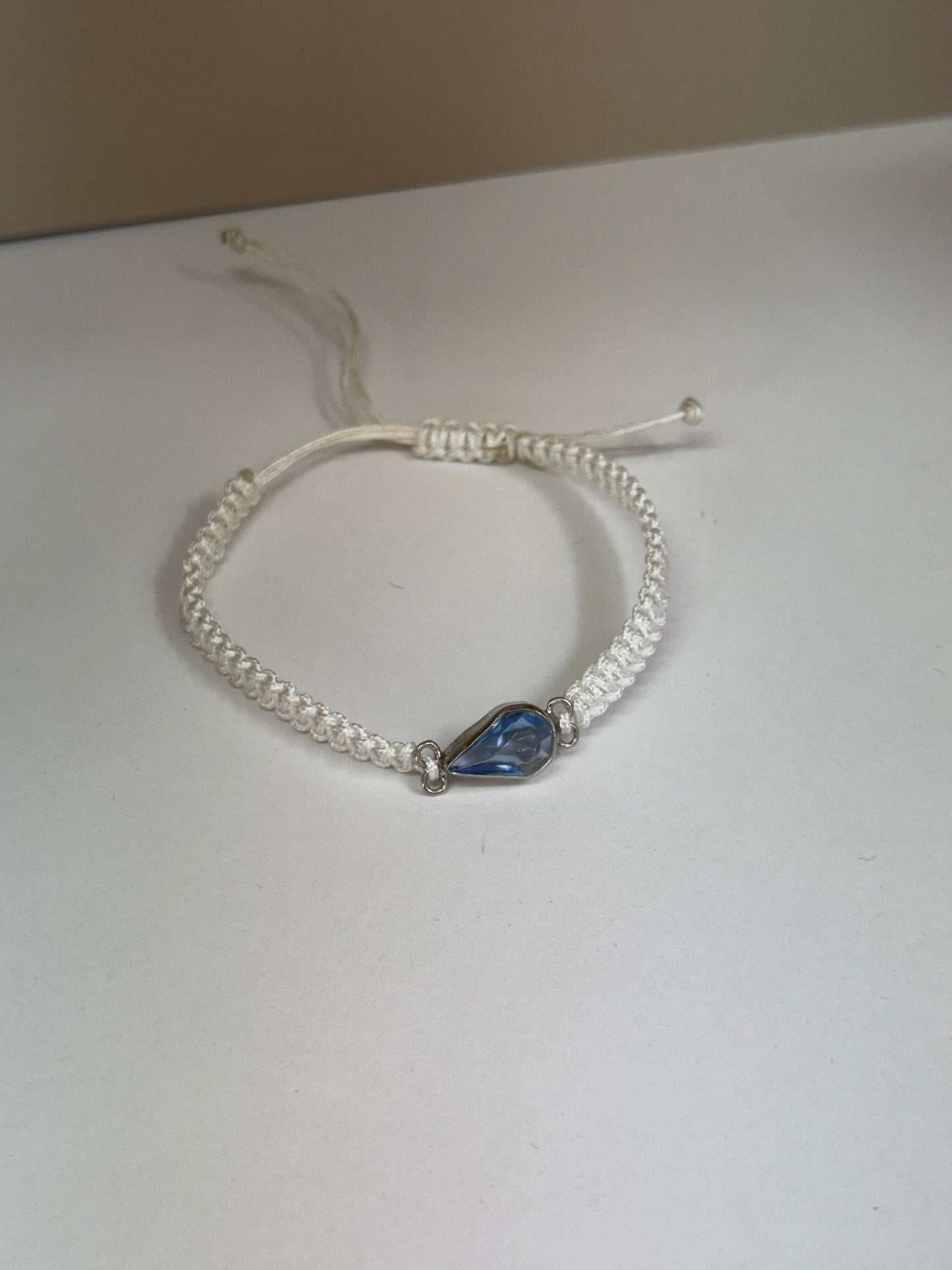 Bracelet Goutte de Ciel (Topaze Bleue)