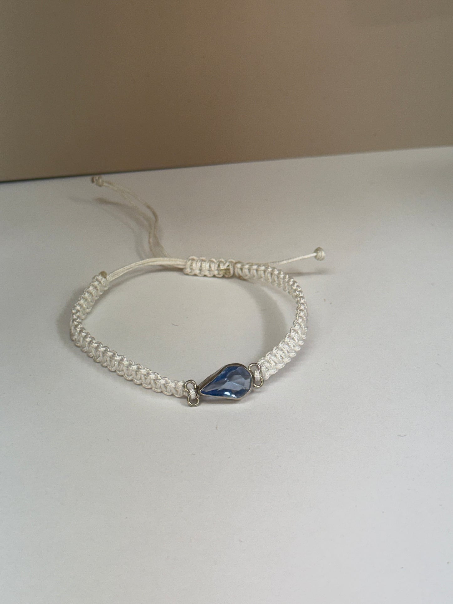 Bracelet Goutte de Ciel (Topaze Bleue)
