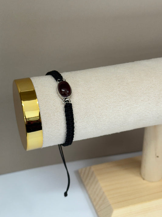 Bracelet Force Ardente (Grenat)