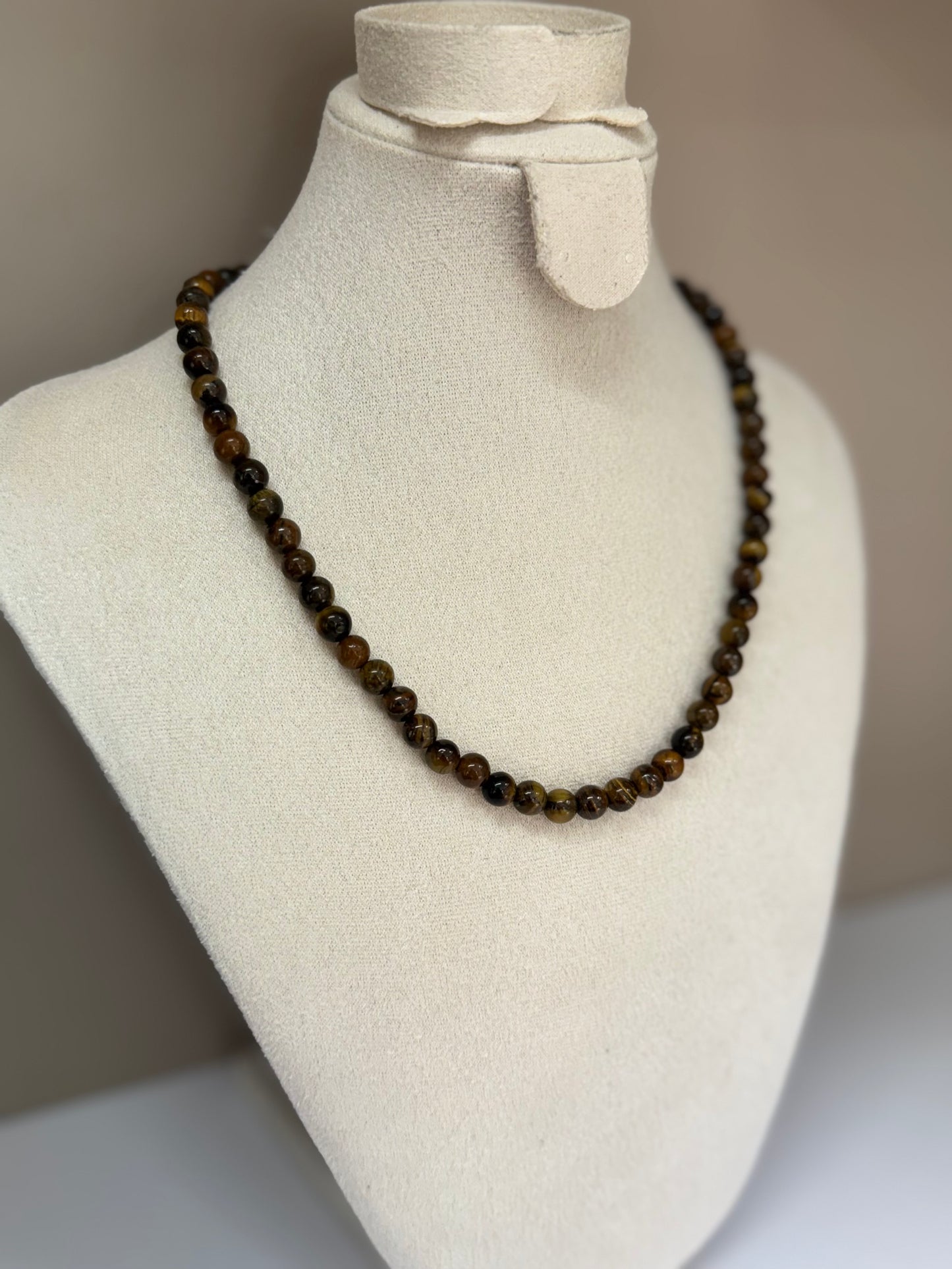 Collier Force Intérieure (Œil de Tigre)